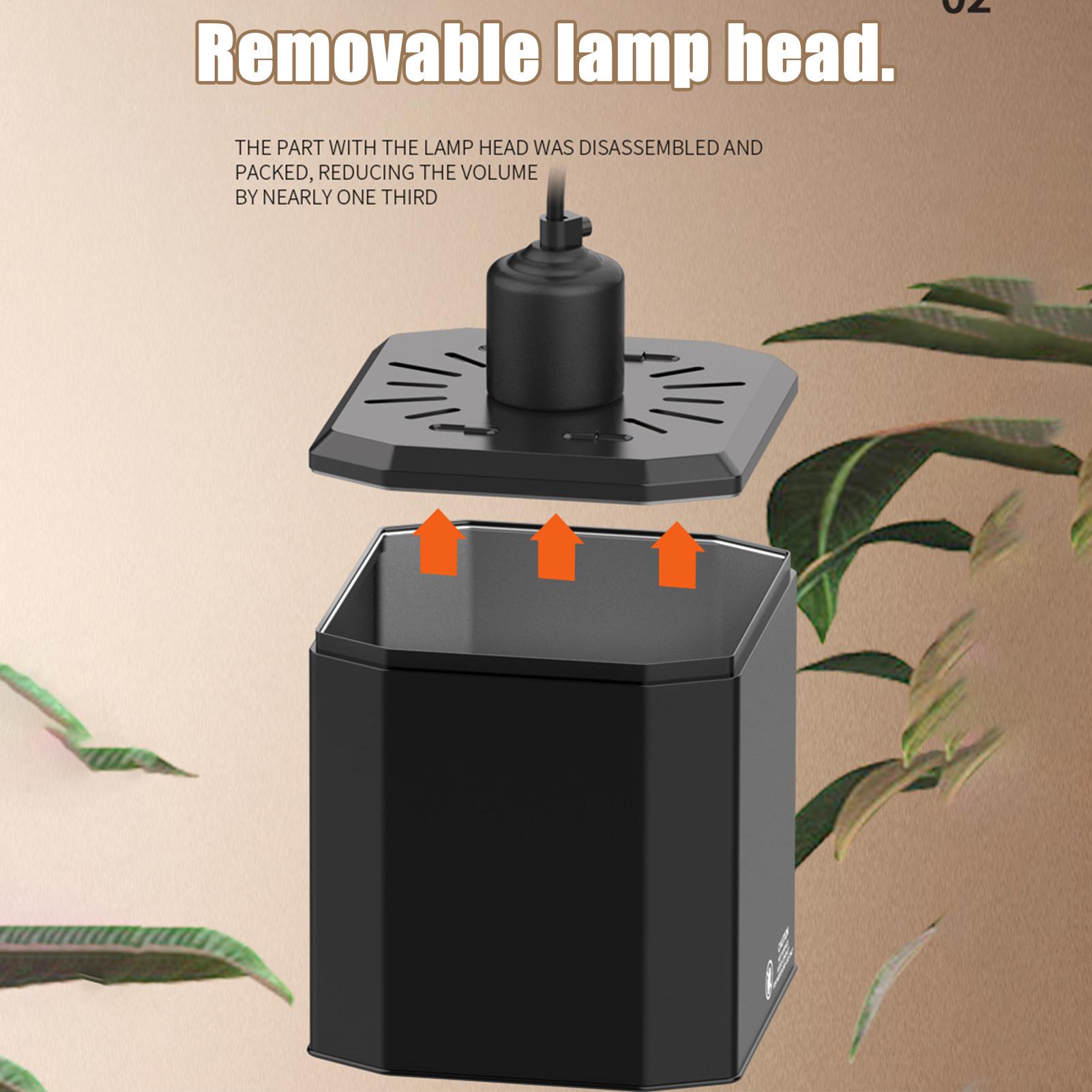 Gecko Lighting & Decor - Reptilien-Wärmelampenabdeckung, Reptilien-Thermobeleuchtungsabdeckung, Terrarium-Wärmelampenschirm für Schildkröte, Gecko,