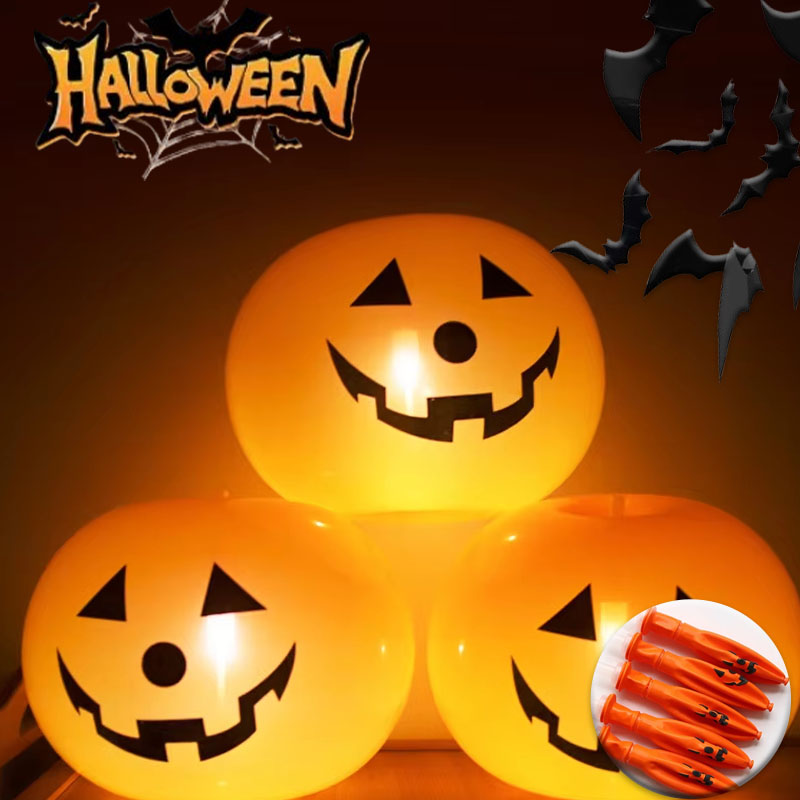 Decor Lighting & Decor Fires Photos - 1-15 Stück Halloween-Kürbis-Lichtdekoration Leuchtender Ballon für
