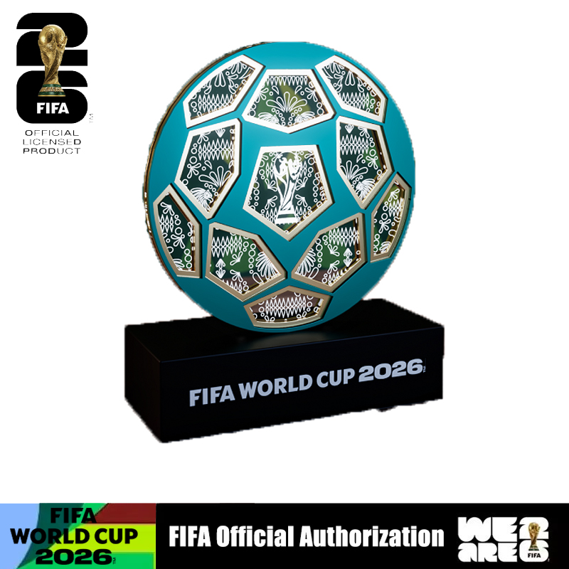 Lighting World Decor - Mexiko Heimland WM-Thema Runde 3D-Nachtlampe USB-betrieben