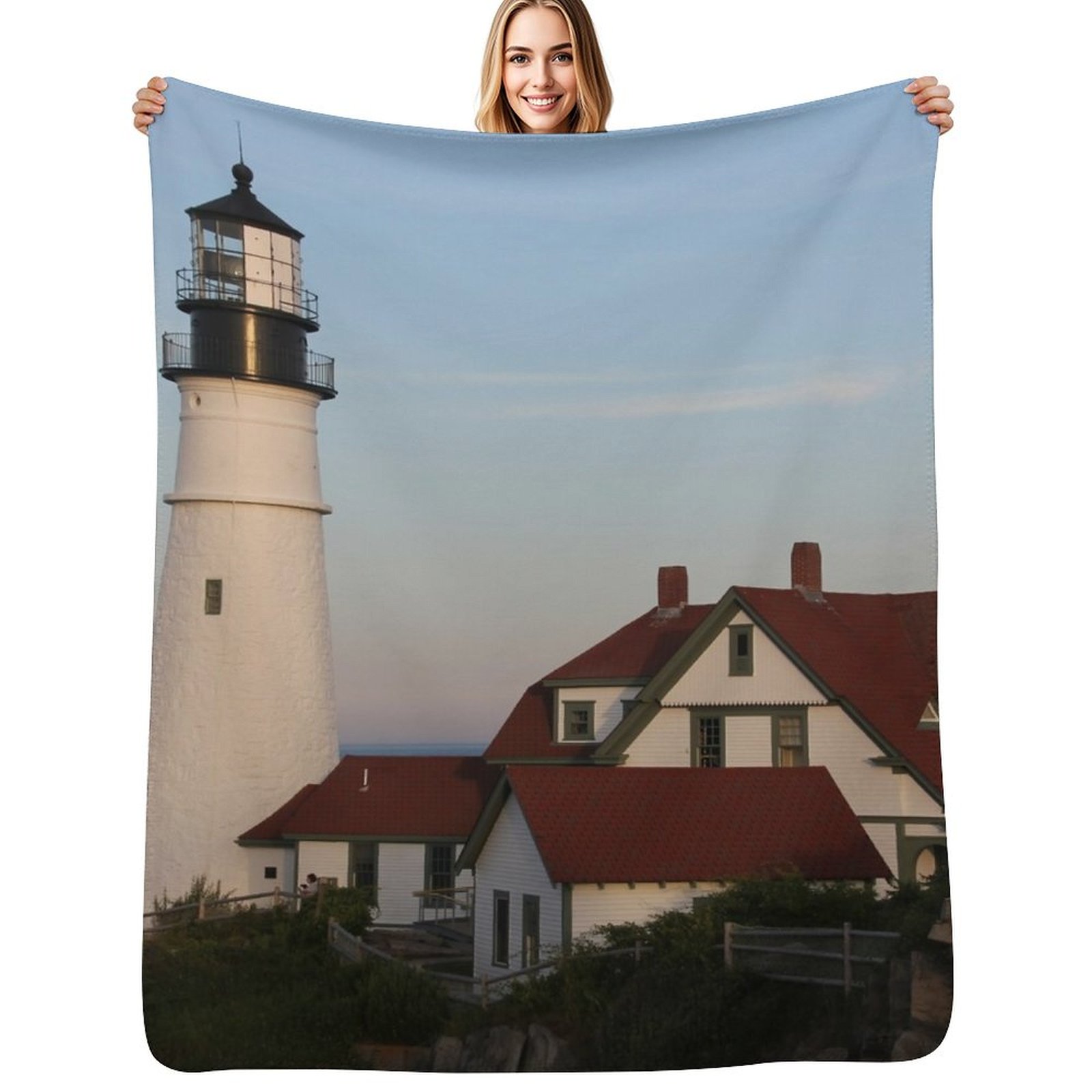 Lighting Decoration Ideas For Home - Portland Head Light Throw Blanket Luxuriöse