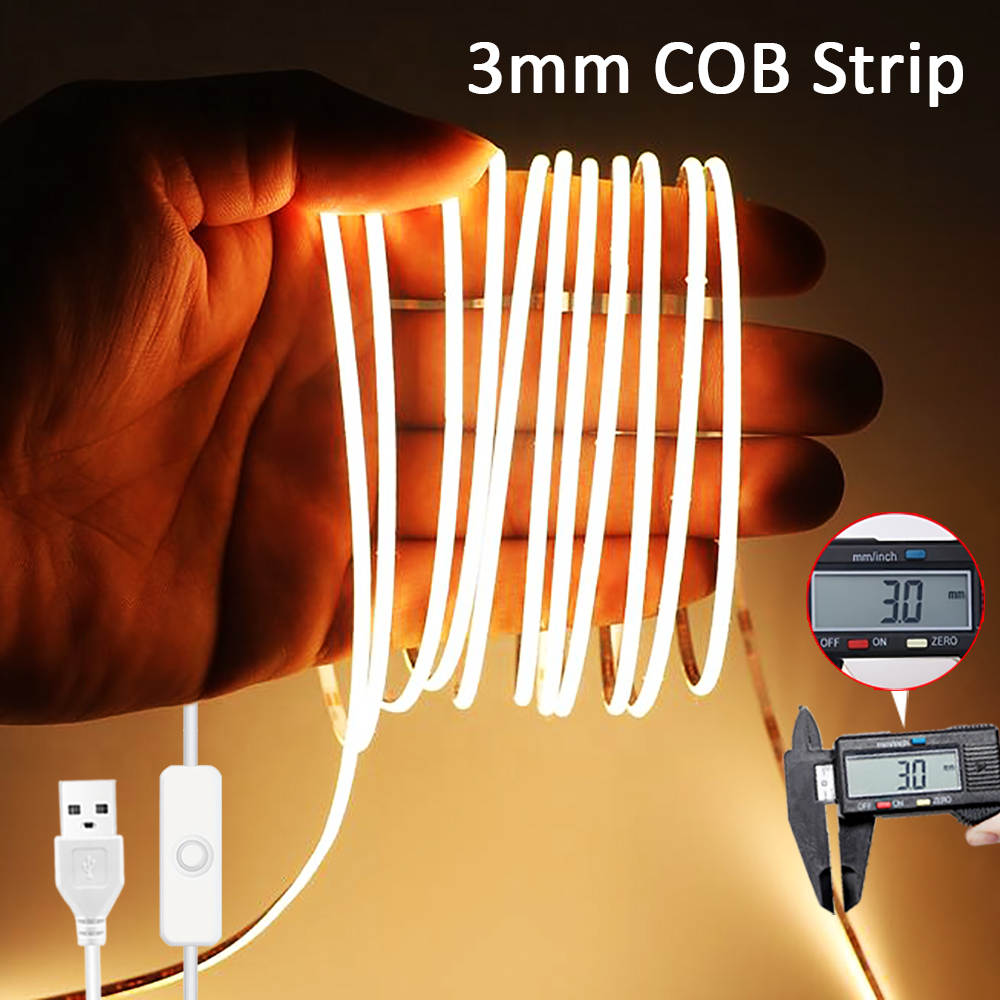 Decor Lighting Hours - 3mm Ultra Dünner LED COB Streifen
