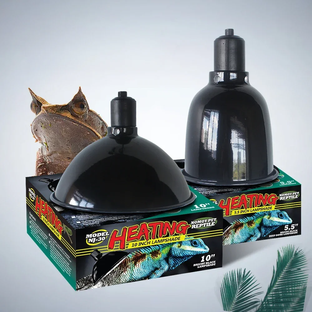 Gecko Lighting & Decor - Reptilien-Lampenschirm mit tiefer Kuppel, 5,5/8,5/10 Zoll,