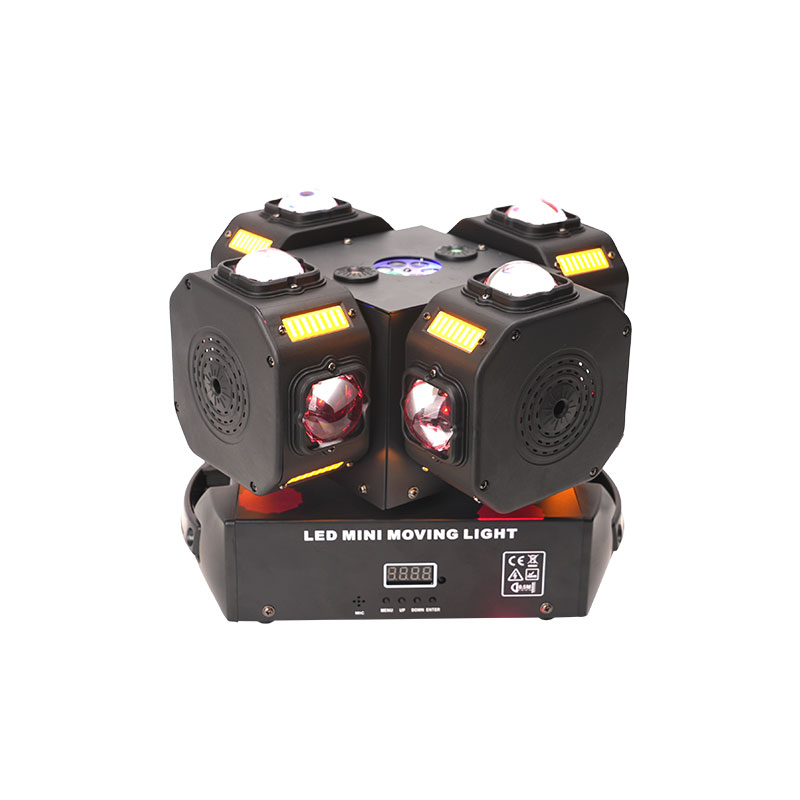Gecko Lighting & Decor - 200W Vierköpfige Muster-Gecko Moving Head Lichtanlage