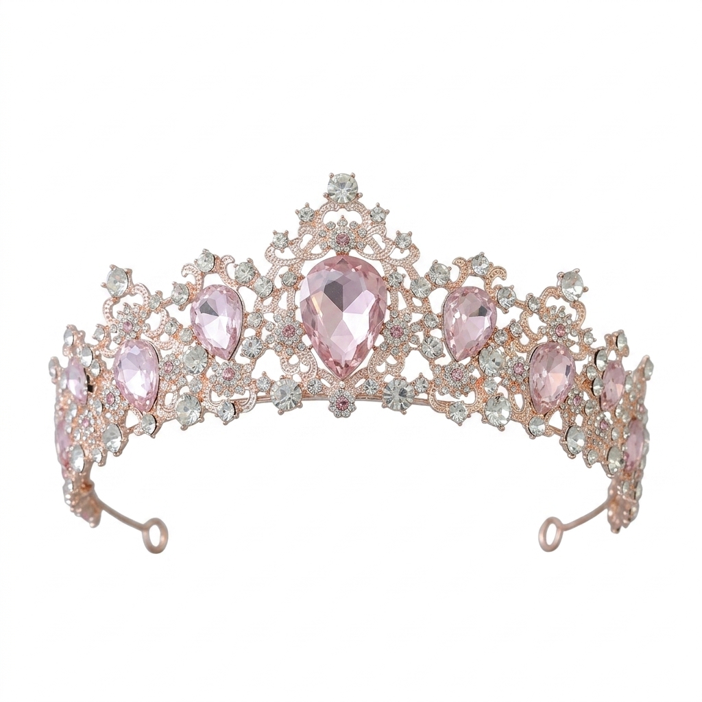 Elegant Decor & Lighting Llc - Elegantes Tiara-Haarband für Braut Hochzeit Party