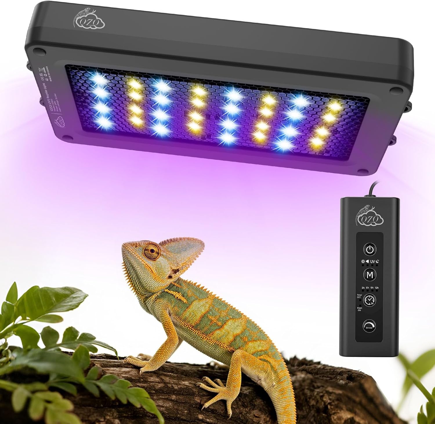 24 W LED UVA UVB Reptilienlamp – Gecko Lighting & Decor Bewertung und Preis
