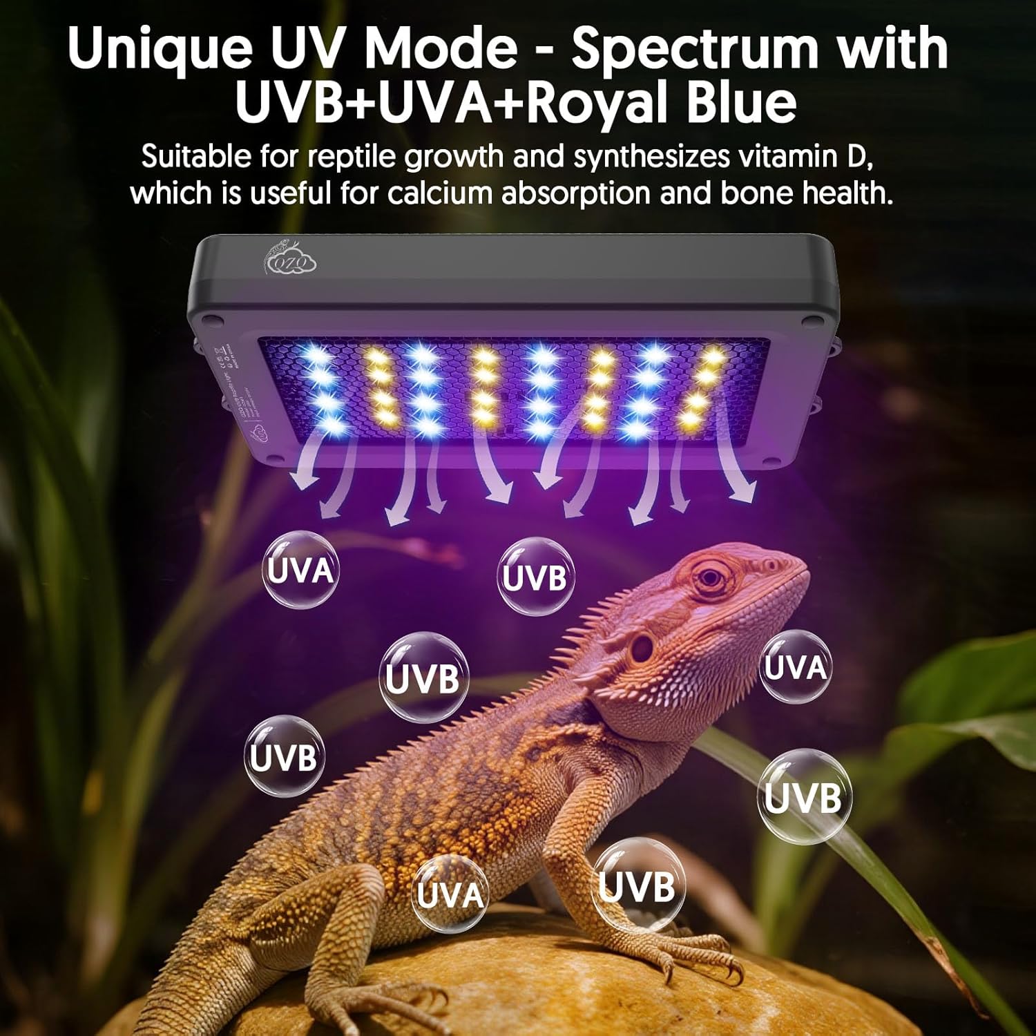 24 W LED UVA UVB Reptilienlamp – Gecko Lighting & Decor Bewertung und Preis