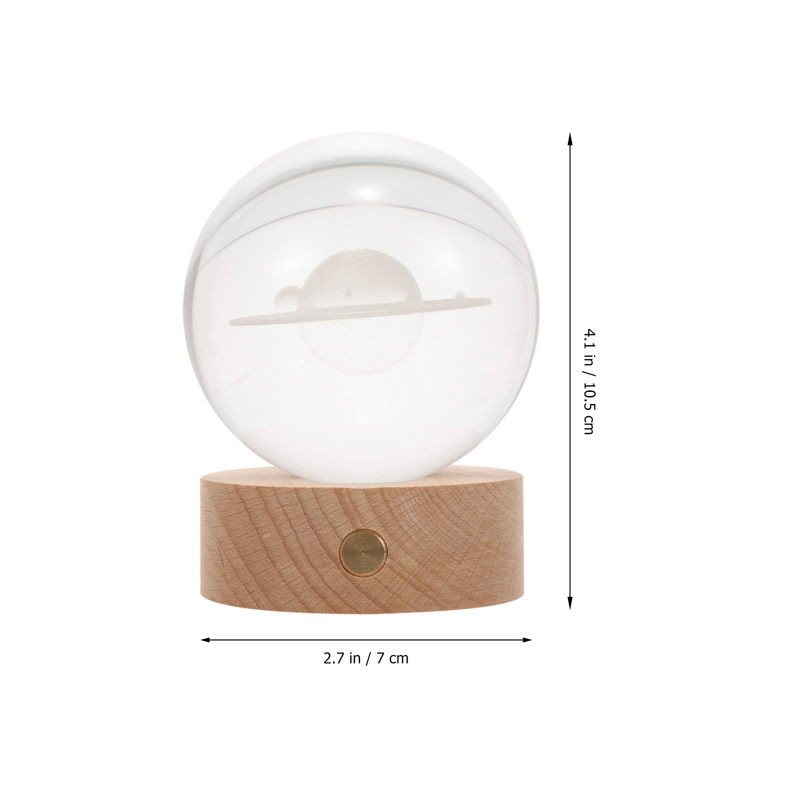 3D-gravierte Kristallkugel-Nac – Lighting Decoration Ideas For Home Bewertung und Preis