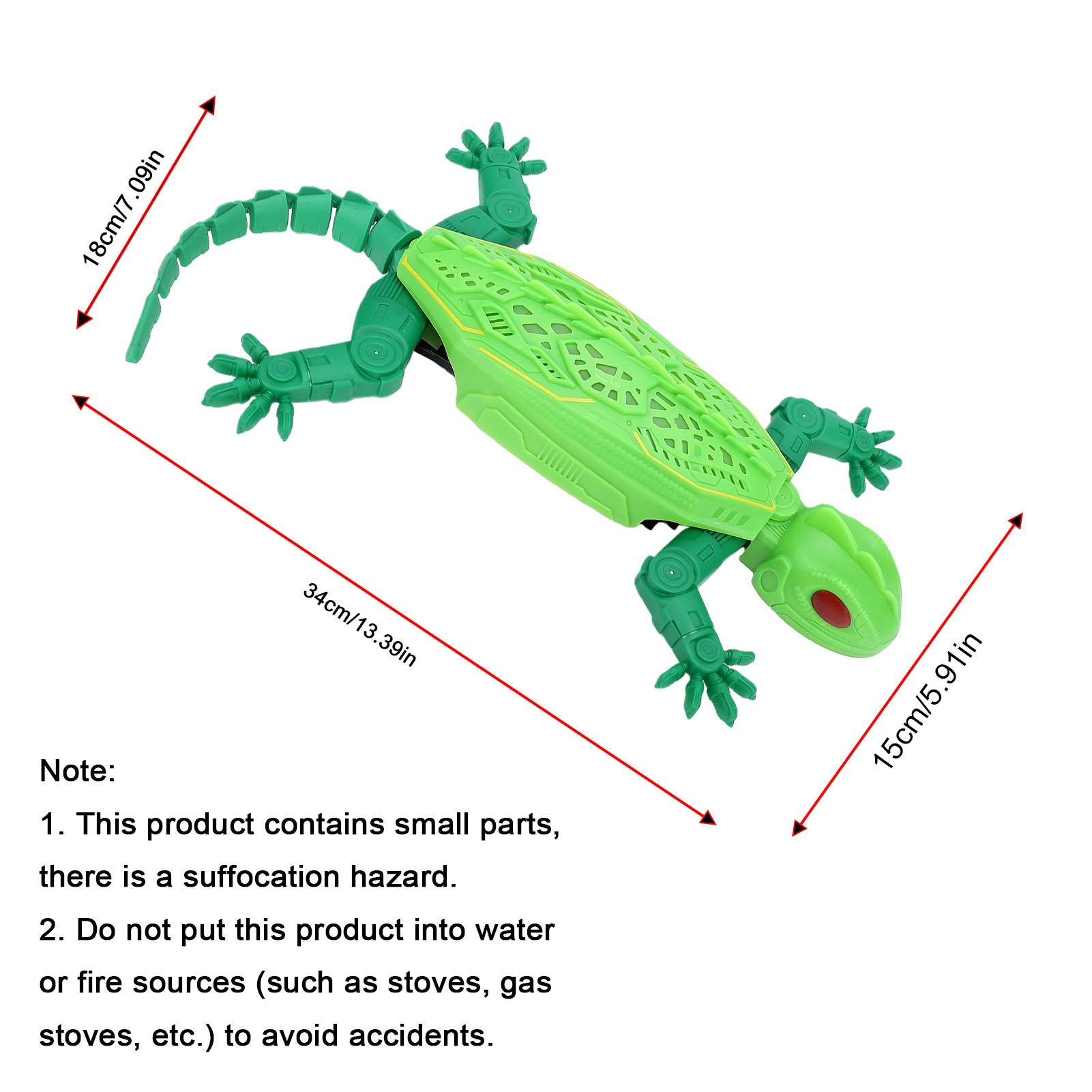 Ferngesteuerter Gecko, 2,4GHz  – Gecko Lighting & Decor Bewertung und Preis