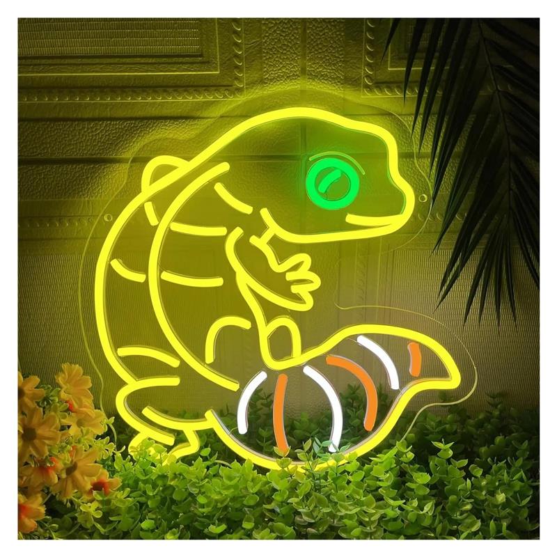 Neonschild in Gecko-Form, Anim – Gecko Lighting & Decor Bewertung und Preis