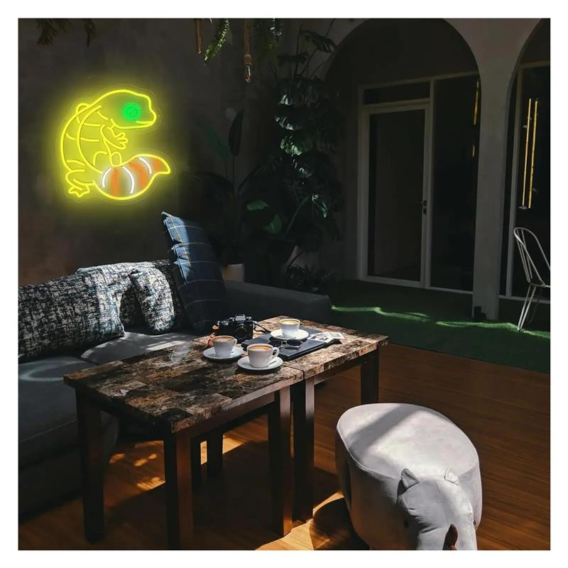 Neonschild in Gecko-Form, Anim – Gecko Lighting & Decor Bewertung und Preis