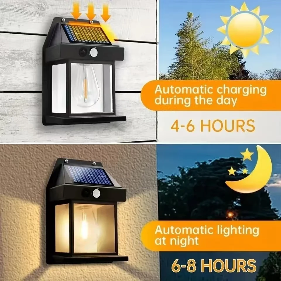 Solare Außenwandleuchte mit Be – String Light Outdoor Bewertung und Preis