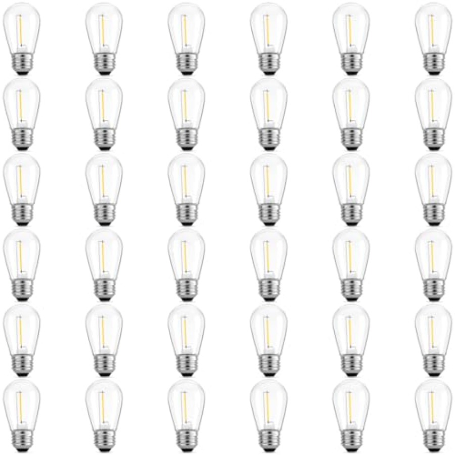 36er-Pack S14 LED-Glühbirnen f – String Light Outdoor Bewertung und Preis