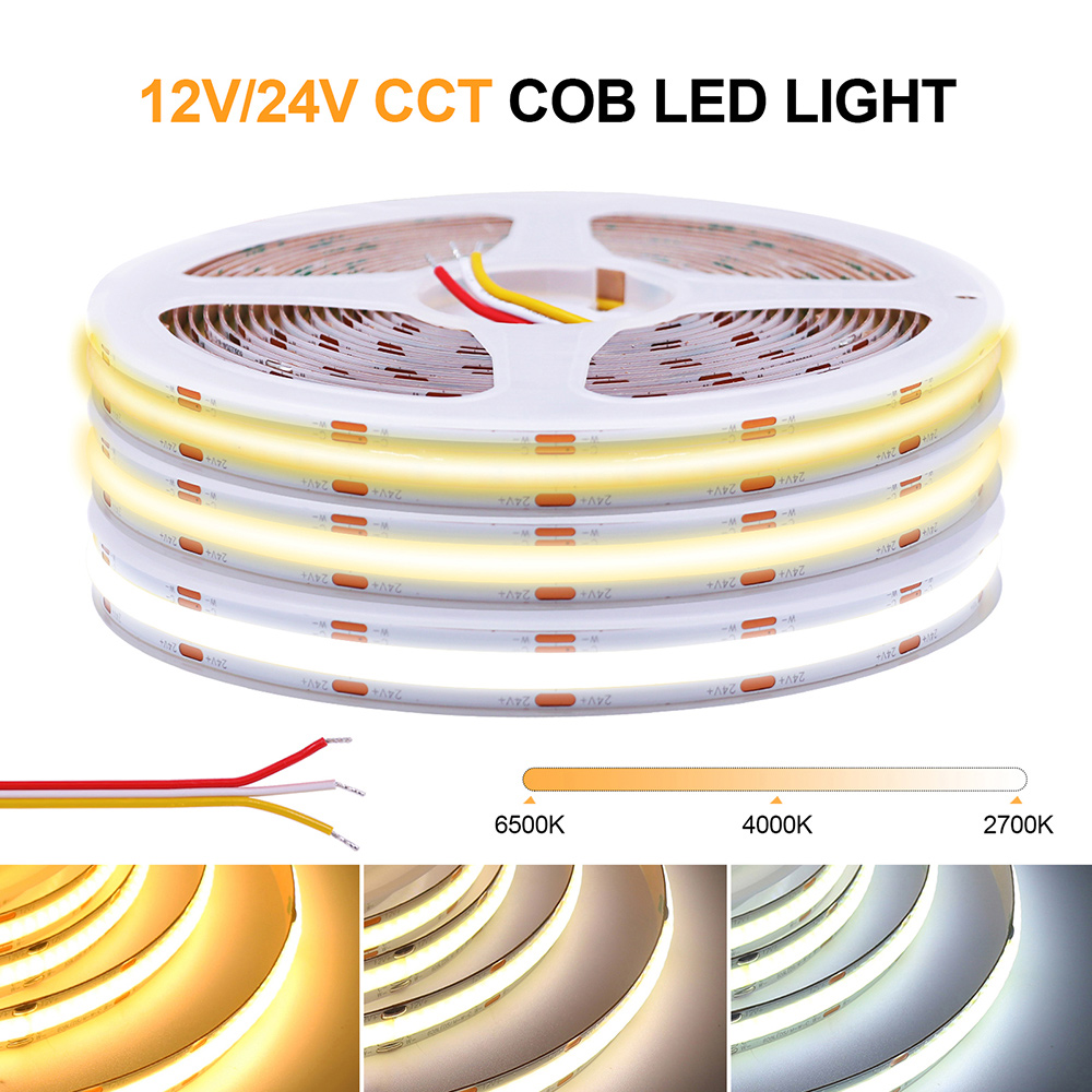 12V 24V Cob CCT LED-Streifen L – Decor Lighting Hours Bewertung und Preis