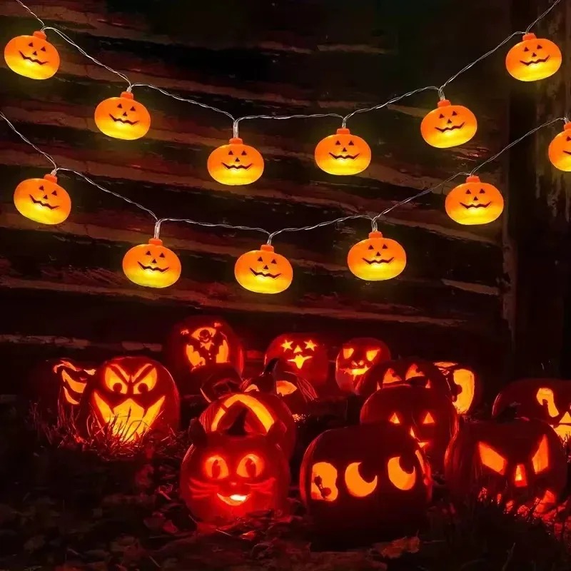 Kürbis-Halloween-Lichterkette  – String Light Outdoor Bewertung und Preis
