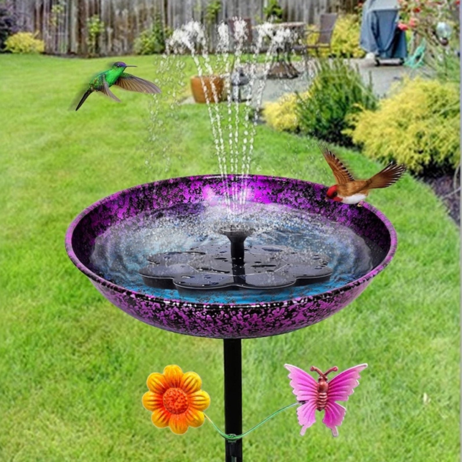 Metall-Vogelbad Langlebiges Ru – Elegant Decor & Lighting Llc Bewertung und Preis