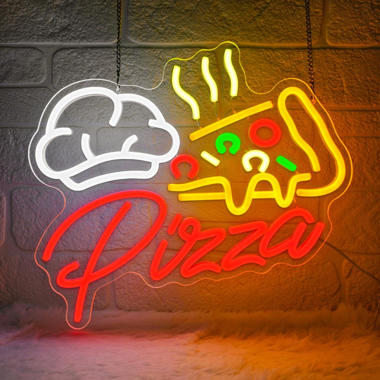 Pizza Neonschild Farbenfrohe P – Wall Decor Lighting Bewertung und Preis