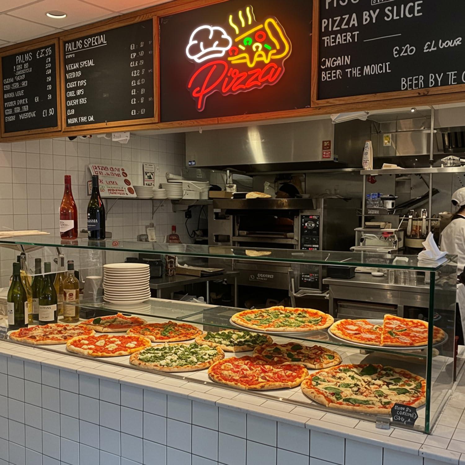 Pizza Neonschild Farbenfrohe P – Wall Decor Lighting Bewertung und Preis